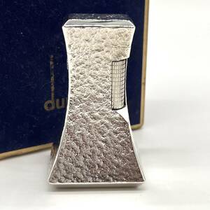 Dunhill Dunhill ролик газовая зажигалка tower type серебряный цвет произведение искусства надеты огонь не проверка 