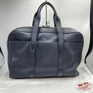 COACH コーチ ビジネスバッグ 72318 ネイビー系 レザー