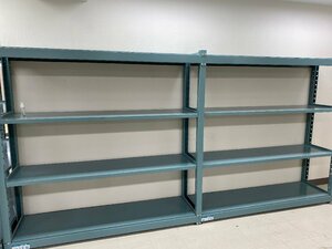 ITOKIito-ki business use steel shelves middle amount steel rack blue gray used Okayama prefecture Okayama city direct pick ip goods shipping un- possible 