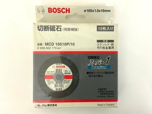 【金物屋在庫/未開封品】 BOSCH ボッシュ スーパー１プレミアム 10枚入り切断砥石 MCD10510P/10 Φ105×1.0×15mm ステンレス/鉄/金属用②