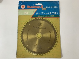 ☆レターパック370円発送☆　makitaⅡ　マキタ　チップソー　木工用　180×1.6×48T　No.A-01828