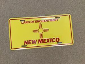 ◆レターパック370円発送◆アメリカ NEW MEXICO プレート ブリキ 保管品⑭◆