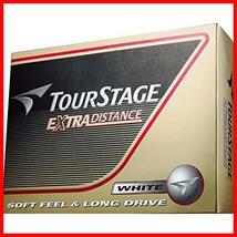 ★ホワイト★ 【限定！特価！】 ゴルフボール TOURSTAGE BRIDGESTONE(ブリヂストン) エクストラディスタンス 1ダース ql24_画像2