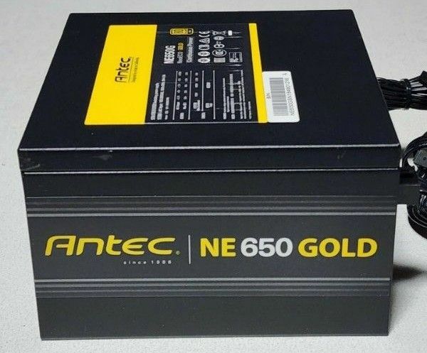 ANTEC NeoECO GOLD NE650G 650W 80PLUS GOLD認証 ATX電源ユニット セミプラグイン動作品 