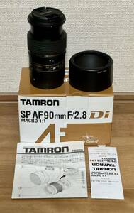 タムロン TAMRON SP AF 90mm F/2.8 Di MACRO for CANON 272EE ジャンク扱い