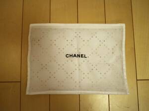 正規 CHANEL シャネル◆保存袋 ファスナー付 収納袋 同サイズ 32×23㎝ 布袋 ショップ袋