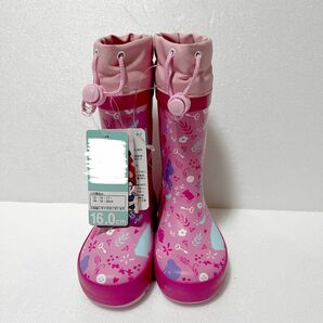 新品未使用　プリンセス　ディズニー　長靴　ラバーブーツ　ピンク　レア　女の子　激安　即日発送　16センチ　キッズ　ベビー　