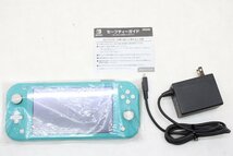 25JD●Nintendo Switch Lite ターコイズ Ver18.0.1 ニンテンドースイッチ 動作正常 ジャンク_画像2