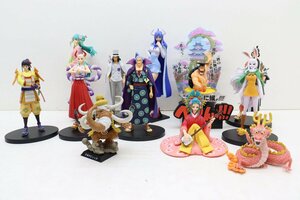 26MY●ONE PIECE ワンピース 箱無しフィギュア 12体まとめ売り ヤマト 日和 うるティ モモの助 光月おでん ジャック キャロット など 中古