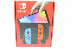 25JD●NintendoSwitch 有機EL カラー Ver18.0.1 任天堂 スイッチ ニンテンドースイッチ 動作正常 タバコ臭あり 中古