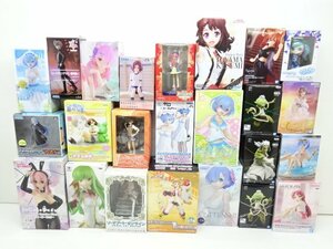 27EY●＃3 美少女 プライズ フィギュア 24体まとめ Reゼロ すーぱーそに子 とある SAO 五等分の花嫁 など 未開封