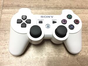 ★美品即決★分解清掃済み★PS3 SONY純正品 コントローラー デュアルショック3 ホワイト