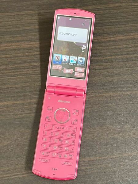 docomo FOMA N-01F NECカシオモバイル ガラケー 折畳式 初期化OK 判定○ ピンク☆ 携帯電話 P16