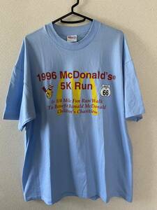 Vintage 90's デッドストック マクドナルド 半袖プリントTシャツ シングル バックプリントコカコーラ ビッグサイズ USA製