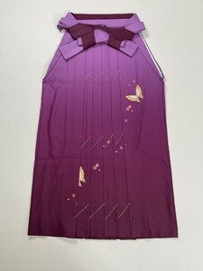 IROHA◆袴◇【ta0308】女性袴◆卒業式【紫】刺繍【中古】