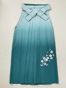 IROHA* hakama *[ta0999] woman hakama * graduation ceremony [ green group ] embroidery [ used ]