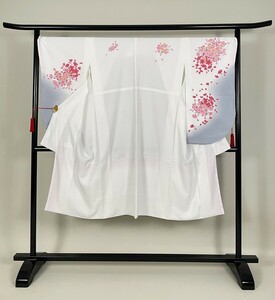 IROHA* two shaku sleeve *[ta0879] graduation ceremony * polyester [ used ][ white ]