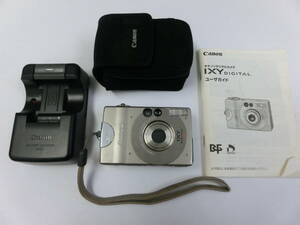 ★☆75085　Canon キャノン IXY DIGITAL AiAF PC1001 充電器付　通電確認済み☆★