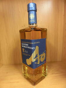 ★☆【大阪府内限定配送】75163 未開栓　SUNTORY WORLD WHISKY AO サントリー ワールド ウイスキー 碧 国産 700ml 43%☆★