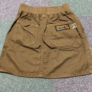 130 美品 ラゲッドワークス スカート カーキ