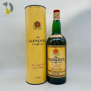 【未開栓】THE GLENLIVET ザ・グレンリベット 12年 赤アザミ 旧ボトル ウイスキー 750ml 43% WH49878