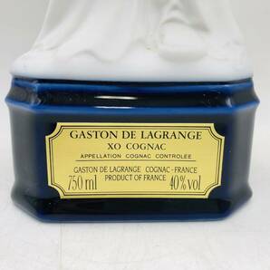 【未開栓】GASTON DE LAGRANGE ガストン ド ラグランジュ 自由の女神 ナポレオン コニャックブランデー 陶器 750ml 40% 1393g 箱付 BR10757の画像3