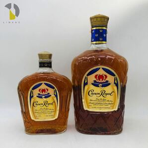 【未開栓】Crown Royal クラウンロイヤル 750ml 1750ml 40% 2本セット 1983 WH50188の画像1