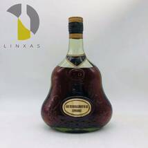 【未開栓】JA’S HENNESSY XO ジャズヘネシー グリーンボトル 金キャップ ブランデー コニャック 700ml ※液漏れ跡 BR10877_画像1