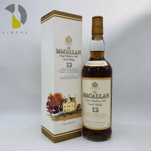 【未開栓】THE MACALLAN ザ マッカラン 12年 シングル ハイランド モルト スコッチ ウイスキー 旧ボトル 古酒 750ml 43% WH47683