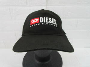 Y.24.E.28 SY * hat DIESEL baseball cap 2 approximately 50.~ approximately 59. black ( inside side black × red ) USED *