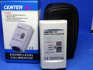 騒音計 キャリブレーター 校正　測定器　通電動作確認　CENTER-326