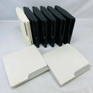 * large amount *1 jpy ~* PS3 thin type body CECH-3000A together 8 pcs. set Junk operation not yet verification SONY PlayStation 3 PlayStation 3 set sale ⑦