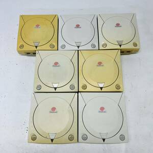 ☆1円〜☆ SEGA セガ Dreamcast ドリームキャスト 本体 まとめて 7台 セット 動作未確認 ジャンク ドリキャス DC