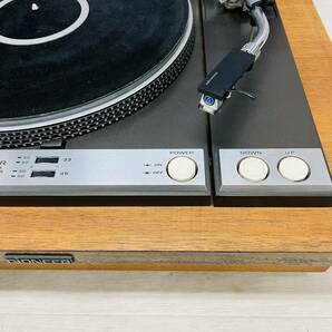 ☆1円〜☆ PIONEER パイオニア PL-61 ターンテーブル レコードプレイヤー オーディオテクニカ カートリッジ AT15Ea 付の画像3