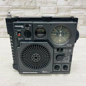*1 jpy ~* National Panasonic COUGAR No.7 cougar BCL radio RF-877 National Panasonic Kuga retro that time thing antique 