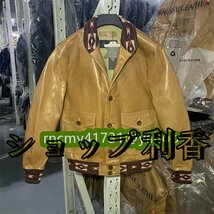 最上級イタリア レザージャケット 牛革 本革 ライダース バイクウエア オートバイ ブルゾン M~2XL 新品_画像1