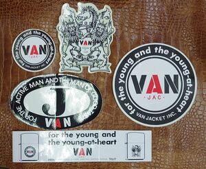 VAN Van ja Kett sticker 5 pieces set 80 period thing. 