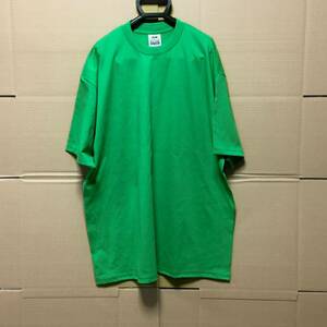 PROCLUB プロクラブ ヘビーウェイト ケリーグリーン 2XLサイズ 一般的な普通の緑色 半袖無地Tシャツ ポケット無し 6.5oz