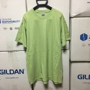 GILDAN ピスタチオ Lサイズ 緑 グリーン 半袖無地Tシャツ ポケット無し 6.0oz ギルダン☆