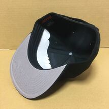 OTTO コットンツイルフラットバイザーキャップ ブラック 黒 BLACK クロ オットー CAP アメカジ 帽子 ミリタリー USA アメリカ 無地 野球帽._画像4