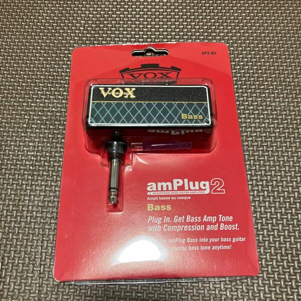 VOX ヘッドホンアンプ ベース amPlug2 Bass 小型 ケーブル不要 ベースに直接プラ