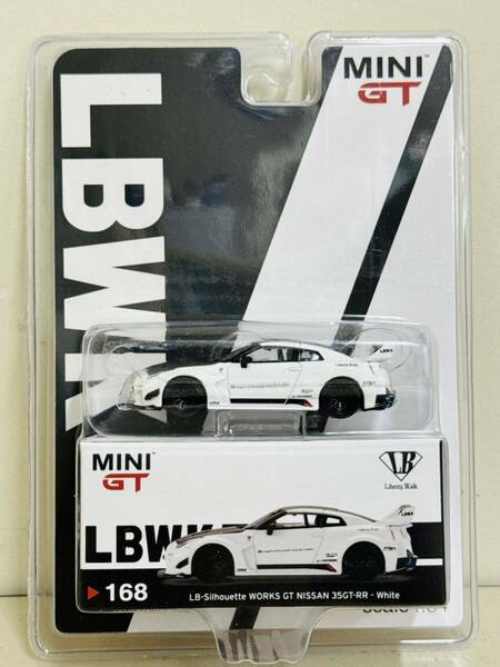 1/64 ミニカー MINI GT LB-Silhouette WORKS GT NISSAN 35GT-RR white