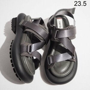 M4441P　●ENFOLD エンフォルド●　23SS TUBE-SOLE SANDAL ストラップ スポーツサンダル グレー 37/23.5cm 春夏 rb