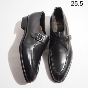 M7066P *EDWARD GREEN Edward Green * new goods CLAPHAM single monk strap shoes black E82 6.5/25.5cm rb mks