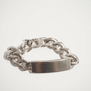 M9167P　▼Maison Margiela メゾンマルジェラ 11▼　21AW ID BRACELET IDブレスレット シルバー / レディース チェーンブレスレット rb mks