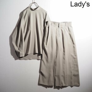 M9681P VADORE Adore V 24SS dry Touch georgette blouse wide pants setup gray 38 spring summer rb