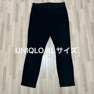 【UNIQLO】丈標準　ウルトラストレッチレギンスパンツ　ブラックXLサイズ