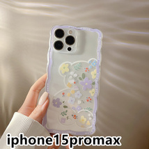 iphone15promaxケース カーバー TPU 可愛い　お洒落　韓国　　軽量 ケース 耐衝撃 高品質154_画像1