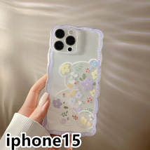 iphone15ケース カーバー TPU 可愛い　お洒落　韓国　　軽い ケース 耐衝撃 高品質154_画像1