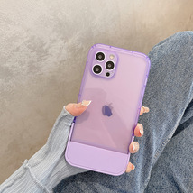 iphone15plusケース カーバー TPU 可愛い　スタンド付き　紫　軽量 ケース 耐衝撃 6_画像5